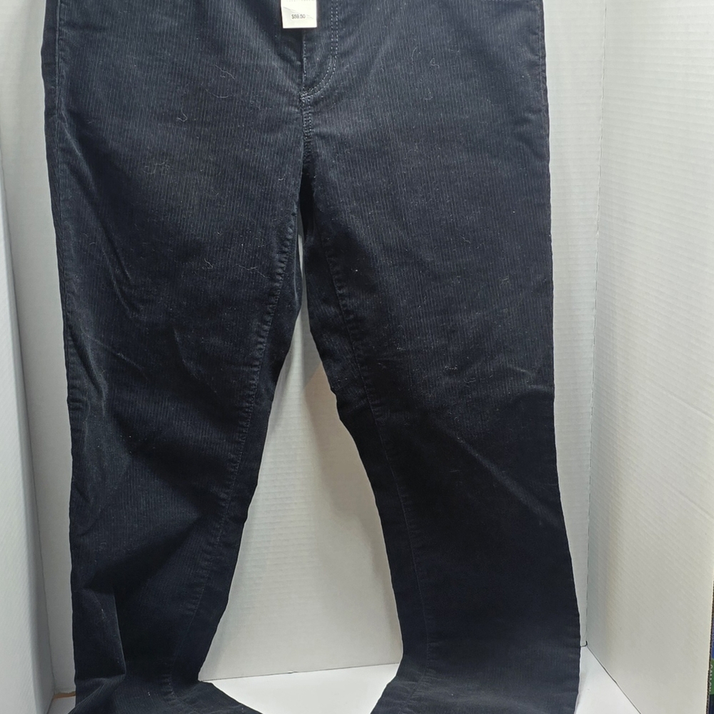 Ann Taylor Women's Black Corduroy Flare Pants